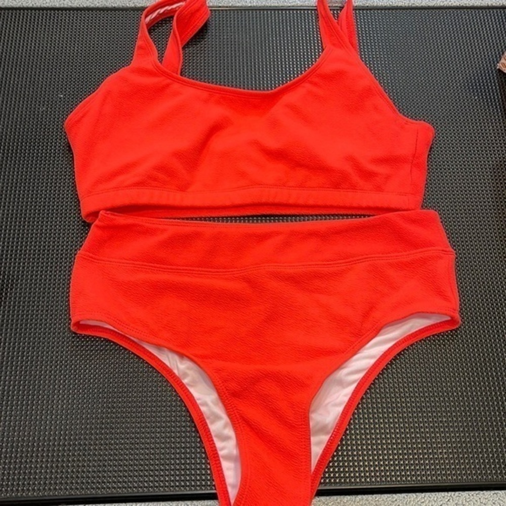 NWOT Bikini Set Orange neon size XL